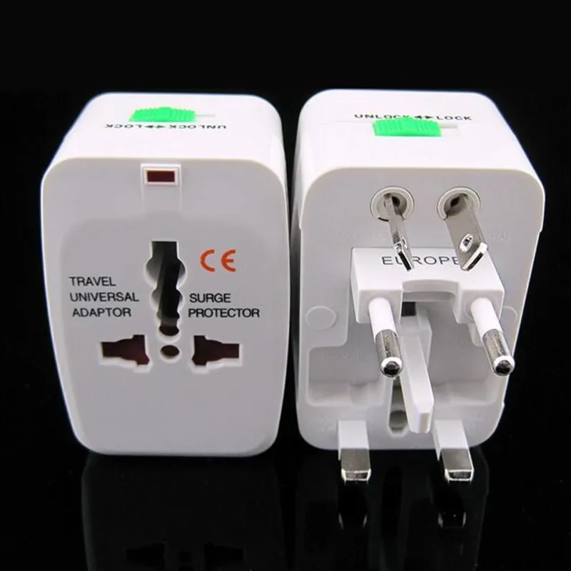 

Universal Travel Adapter Charger Plug Sockets All-in-one Travel AC Power Socket Adapter Converter to US/UK/AU/EU NO USB