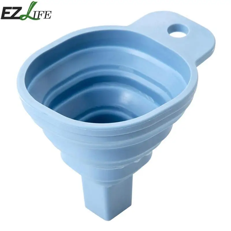 Ezlife Mini Funnel Hopper Silicone Gel Foldable Collapsible Style