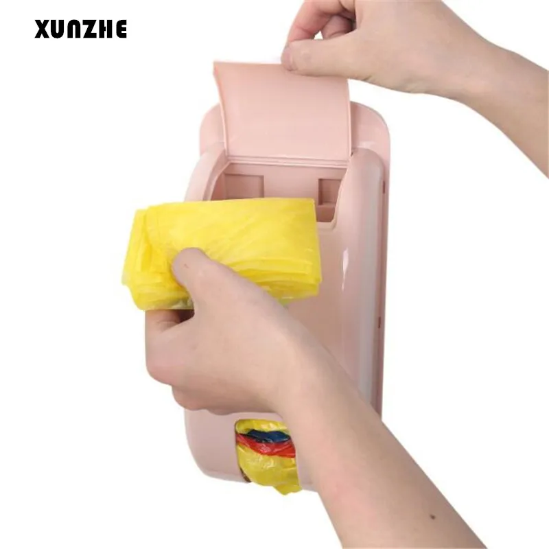 Xunzhe صناديق تخزين الحاويات منظمة متعددة الأغراض المطبخ الحمام الحائط الإبداعية القمامة حقيبة تخزين مربع