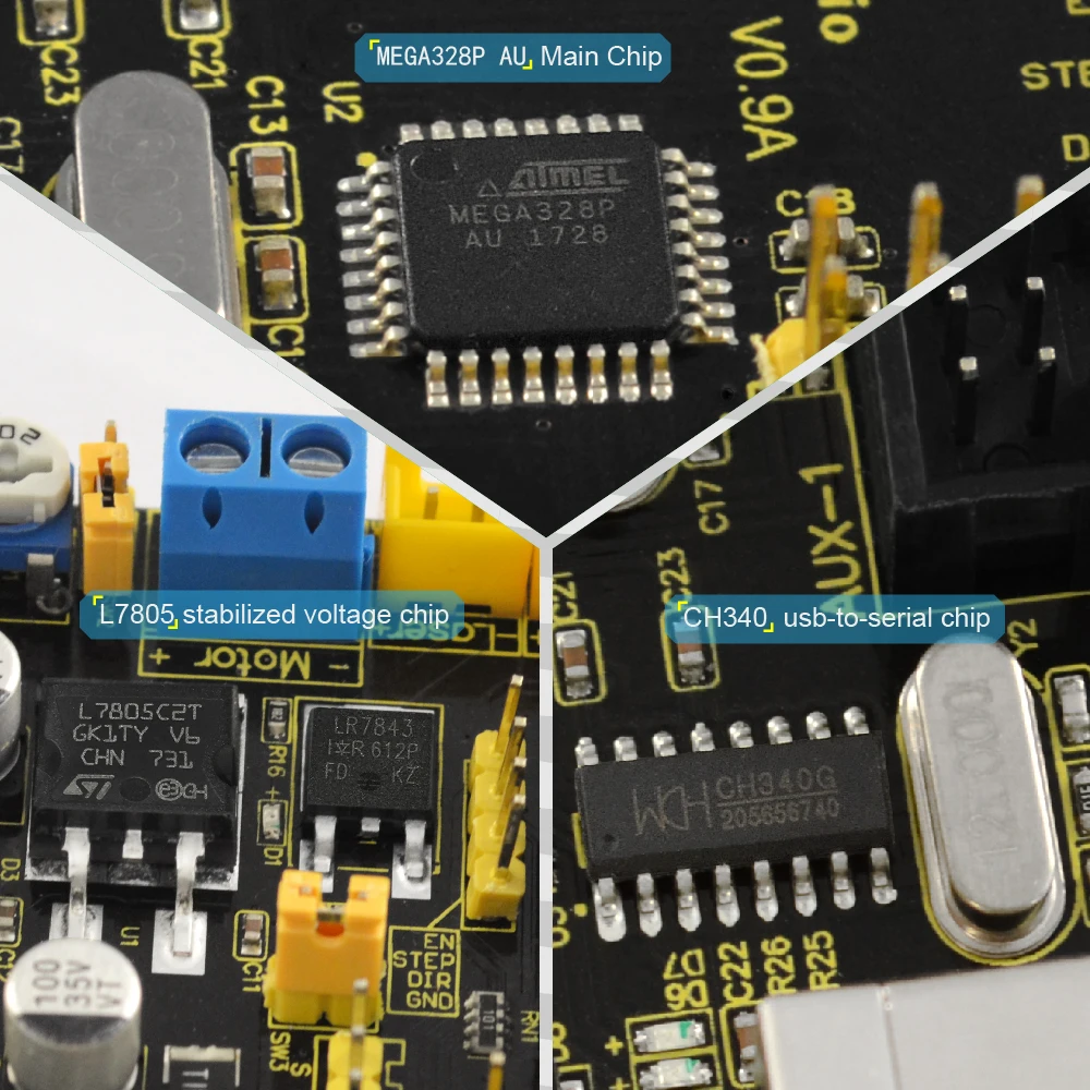 Keyestudio CNC GRBL V0.9 щит+ USB кабель для Arduino CNC/лазерная гравировка