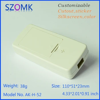 

4pcs a lot szomk high quality abs handheld distribution box abs mateial GPS handheld distribution box abs 110*50*23mm