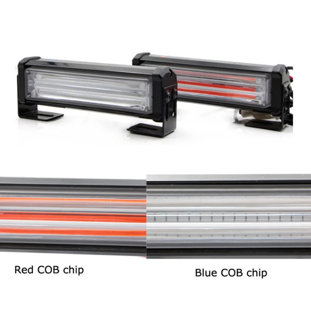2 шт. 40 Вт COB светодиодный мигающий Предупреждение ющий автомобильный светильник с пультом дистанционного управления 8 режимов Стайлинг пожарный полицейский дорожный аварийный противотуманный фонарь