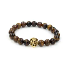 FAITHEASY Tigereye сотня Take The Hand Chain Природный Тигровый глаз большой энергетический Браслет влюбленные украшения браслет