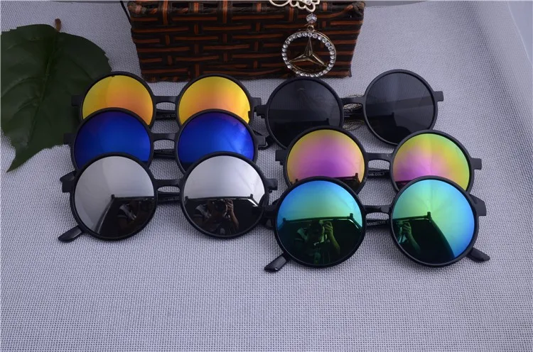 Популярные винтажные мужские солнцезащитные очки с круглыми линзами, классические солнцезащитные очки Gafas Oculos в стиле ретро, круглые солнцезащитные очки
