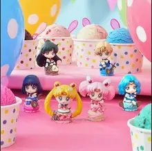 6pcs/set Sailor Moon Action Figure PVC Collection Model toys brinquedos for christmas gift free shipping