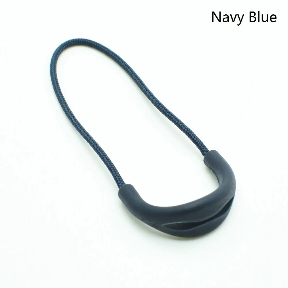 1000 шт./упак. смешивания Цвет U Форма шнур молния тянуть ремешок Лариат для Аксессуары для одежды - Цвет: Navy Blue