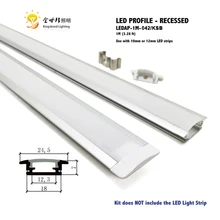 10 шт. 1 метр Встроенная алюминиевая алюминиевый Контур светодиодный слот с ПК для светодиодной ленты lignt led бар ширина света 10 мм-12 мм светодиодный корпус