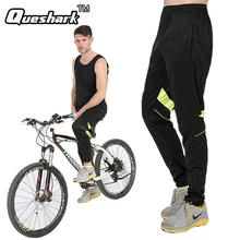 Для мужчин Велоспорт Брюки Длинные брюки велосипед быстросохнущая анти-пот дышащий карманы велосипед брюки Vélo Фитнес Спортивная