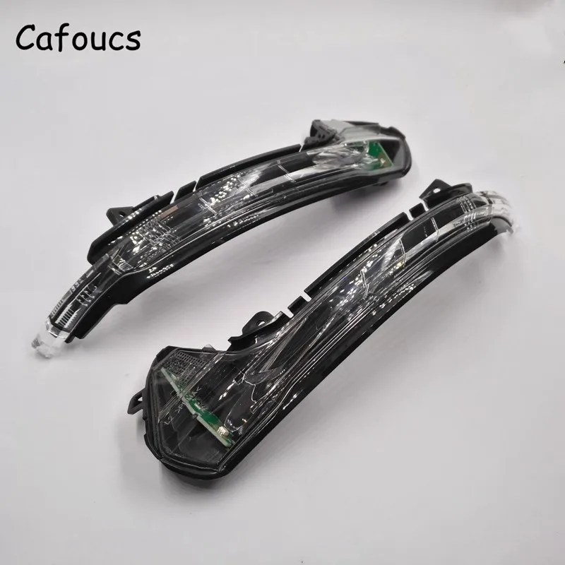 Cafoucs Car styling for Audi A6 C7 Rearview Mirror Side Turn Signal