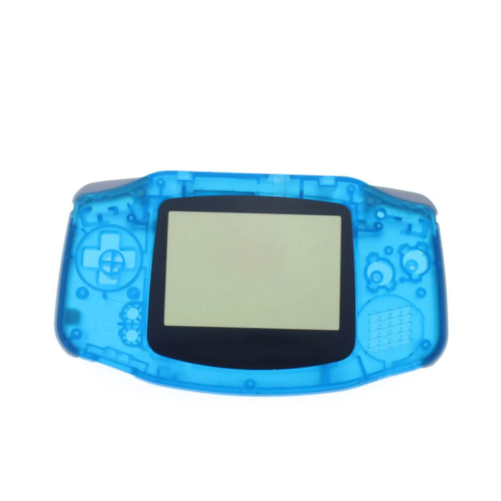 Replacement Luminous Clear Case Shell Cover for Nintend GBA Housing Case for Gameboy Advance Console Buttons Screw Driver