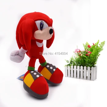 

50 pcs/lot Red Sonic Cartoon Animal Stuffed Soft Plush Toys Figure Dolls Gifts for Kids Christmas Gifts 8"20 cm Christmas Gift