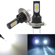 Katur 2pcs Super Bright Canbus H7 LED Bulbs For Car Led Daytime Running Lights Fog Light DRL Auto Lamp 12V 6000K White