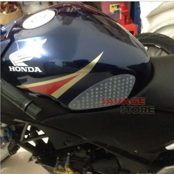 Для HONDA CBR250R 2010-2013, CBR300R- бак мотоцикла тяговые колодки газа Колено Ручка протектор Нескользящая наклейка 3 м прозрачный