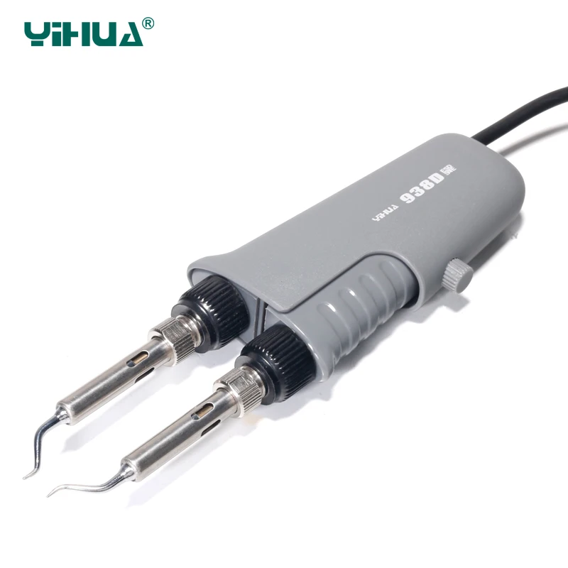 US $52.68 YIHUA 938D SMD Tweezer Soldering Iron Electric Iron Constant Temperature Heating Portable Repair Rework Tweezers Soldering Irons
