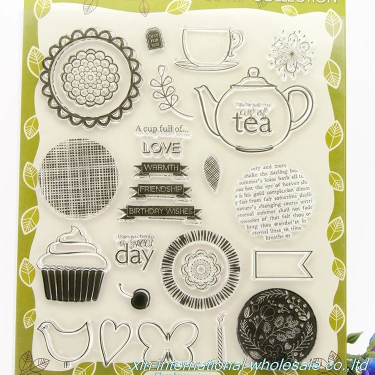 embossing folders ACRYLIC VINTAGE clear stamps FOR PHOTO SCRAPBOOKING