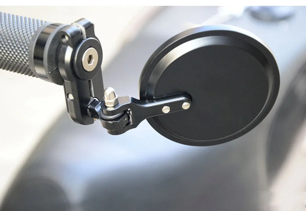 

Universal Retro Motorcycle bar end mirror Scooter Rearview Mirrors Accessories FOR ducati Monster 695 Monster 1100 Multistrada