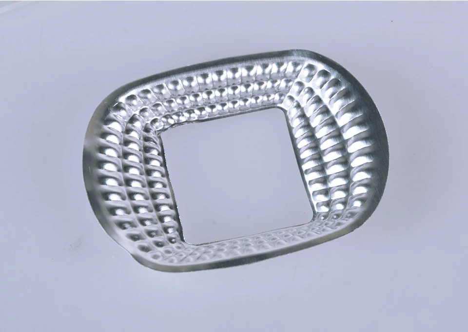Светодиодный отражатель объектива для светодиодный COB чип крышка лампы абажур прожектор DIY светодиодный объектив+ рефлекторный коллиматор+ фиксированное Силиконовое кольцо