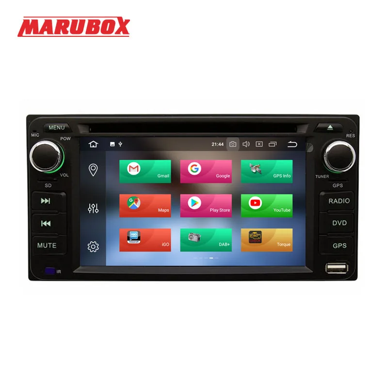 MARUBOX 2 din android 9,0 4G ram для Toyota Hilux Fortuner Innova Camry Corolla Старый Vios RAV4 DVD Автомобильный мультимедийный плеер 6A100PX5