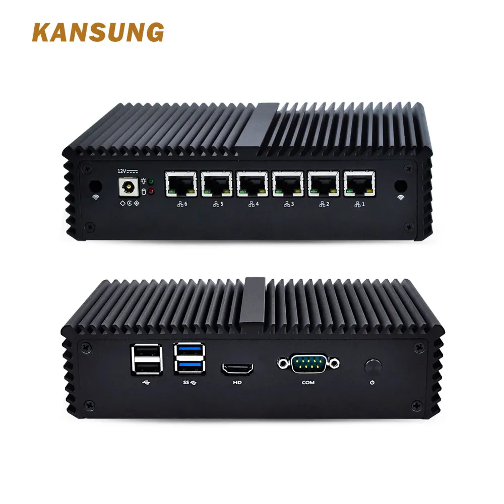 Безвентиляторный Nuc Core i5 7200U i3 7100U DDR4 Мини ПК Linux мини компьютер Barebone HD графика 620 AES