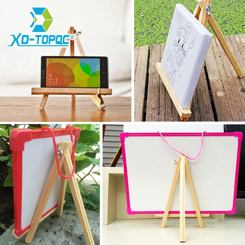 Pine Wood Drawing Artist Easel 24x18cm Smooth Table top Photo Advertisement Exhibition Painting Folder Small Wooden Easels WE03