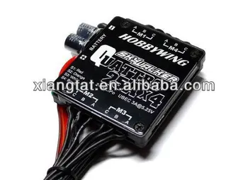 

HOBBYWING Brushless ESC 4in1 25A x 4 ESC Speed Controller Skywalker Quattro Throttle Hub for Copter l