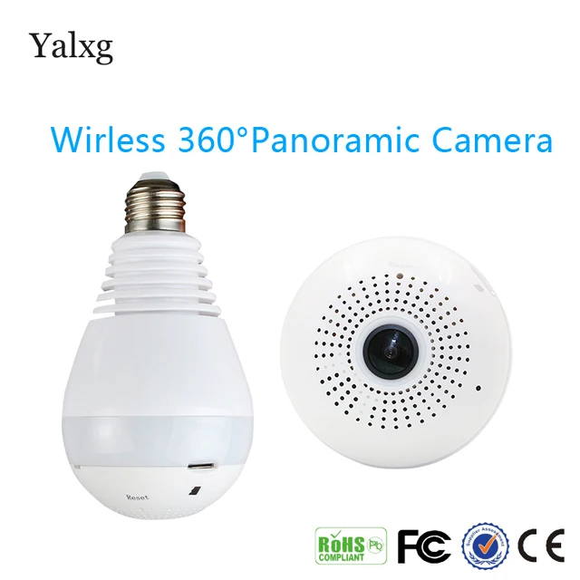 1080p H 264 Hd Wifi Bulb Light Fisheye Cctv Camera Motion Sensor Led 1080p H 264 Hd Wifi Bulb Light Fisheye Cctv Camera Motion Sensor Led Panoramic Lamp Dvr Wireless Security