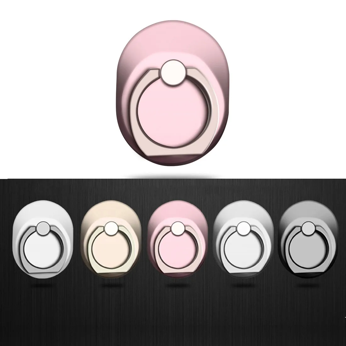 Etmakit 360 Degree Oval Holder Finger Ring Mobile Phone Smartphone Stand Holder Paste Type For iPhone Samsung HUAWEI Xiaomi Etmakit 360 Degree Oval Holder Finger Ring Mobile Phone Smartphone Stand Holder Paste Type For iPhone Samsung HUAWEI Xiaomi