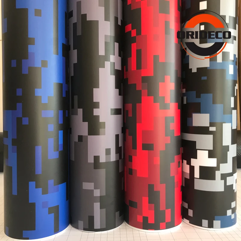 

Hot 4 Kinds 20" Width Digital Camouflage Printed Vinyl Wrapping Motorcycle Scooter Sticker Wrap Car DIY Styling Camo Film Sheet