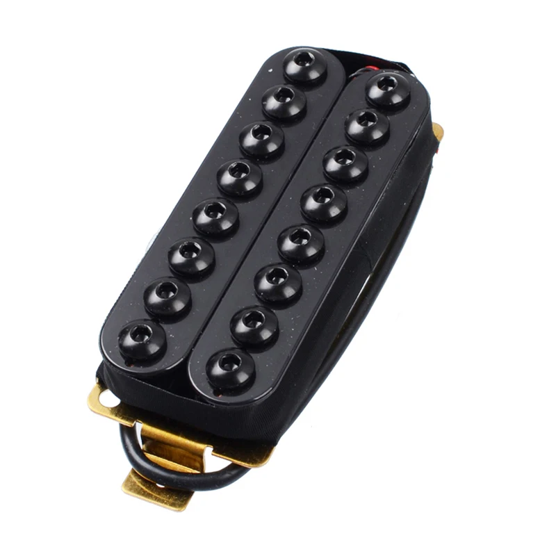 Керамический магнит 8 струнная гитара хамбакер звукосниматель 67 мм 73 мм звукосниматели черный - Цвет: Neck Pickup