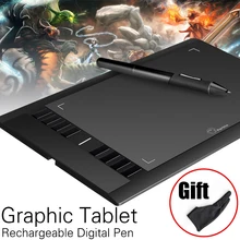 Promo offer Parblo A610 Art Digital Graphics Drawing Painting Board w/ Rechargeable Pen Tablet 10×6″ 5080LPI with Glove