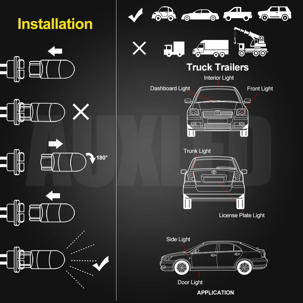 10 шт. Автомобильный светодиодный супер яркий T10 W5W 42 SMD 1206 3020 поворот стороны номерного знака светильник 2825 2827 158 168 194 13961 авто лампы DC12V