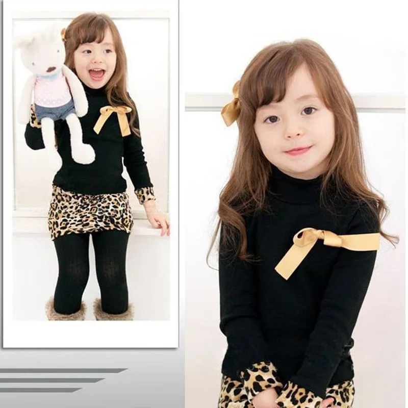 Baby Girl Long Sleeved Dress 2017 Autumn Winter Sweet Children Clothing