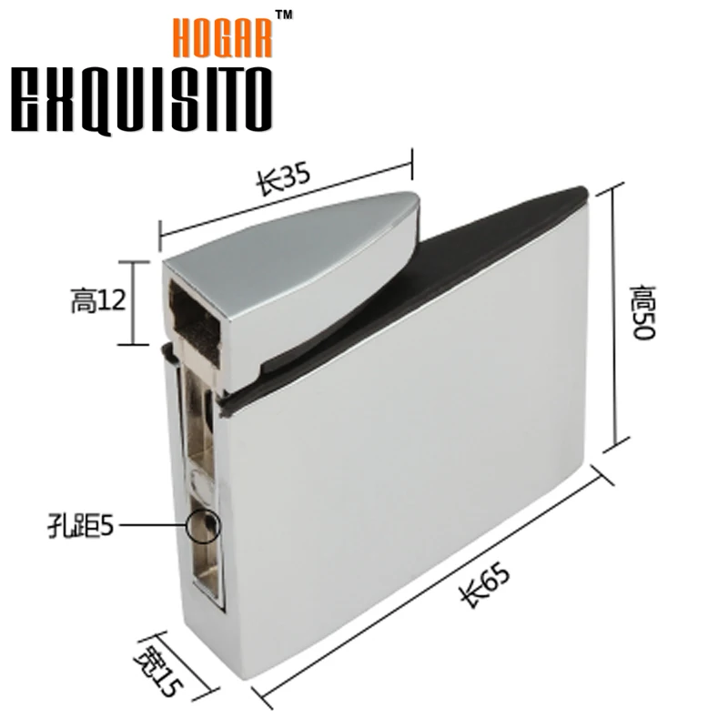 

Cabinet Hardware Fitting Alloy Glass Folder Clamps Folder Clip Adjustable Laminates Folder Stents Glass F Clip EH829-CH