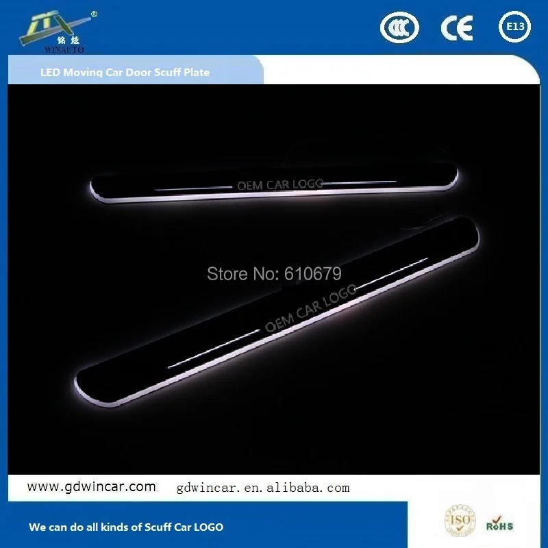 high quality led car door sill plate light for BMW X5 E70 (2007 2015