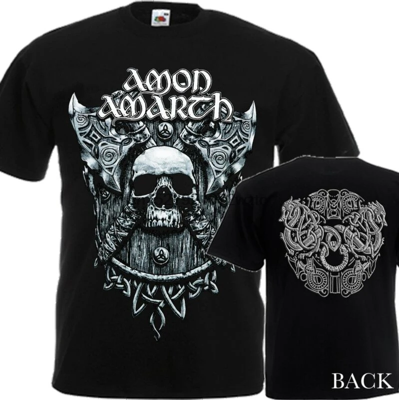 

NEW T-SHIRT &#034 AMON AMARTH Burning Creation &#034 DTG PRINTED TEE- S- 7XL