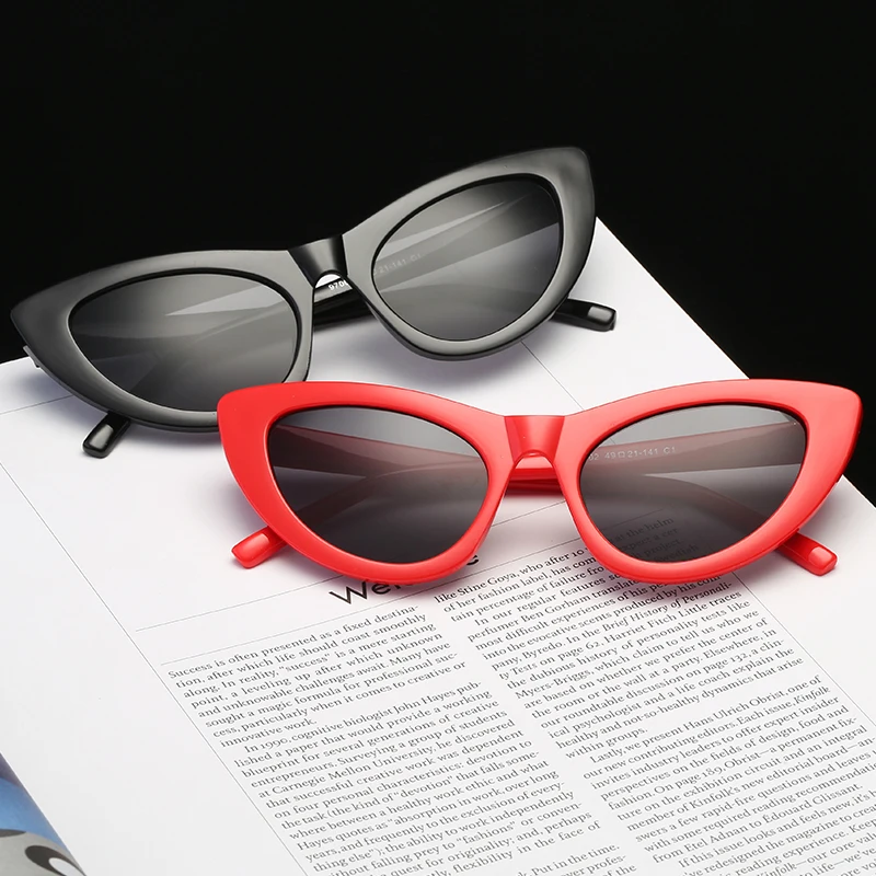 

WOMEN Cute cat's eye sunglasses WOMEN 's fashion new sexy 2018 sun glasses best master design brand sun glasses