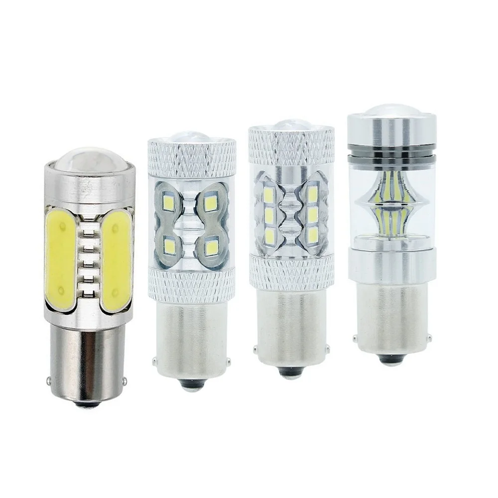 

1pcs 30w 50w 100w 7.5w LED Car Light Bulb 12V 1156 Ba15s P21W Auto Tail Brake Light Parking Lamp Fog Light Signal Light