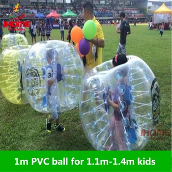 

1m PVC Inflatable Bubble Soccer Football Ball for Children,Zorb Ball, inflatable human hamster ball, Bumper Ball bola de futebol