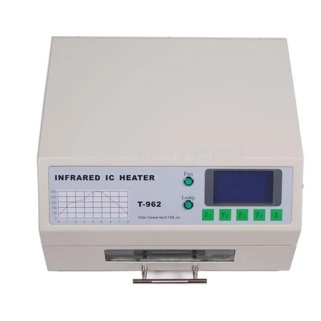 

T-962 Infrared IC Heater Reflow Wave Oven Desktop Reflow Solder Oven BGA SMD SMT Rework Station