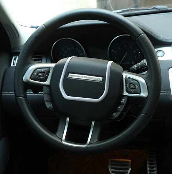 Range Rover Evoque Interior >> Abs Chrome Steering Wheel Decorative Strips Cover Trim Stickers For Range Rover Evoque Interior >> Abs Chrome Steering Wheel Decorative Strips Cover Trim Stickers For