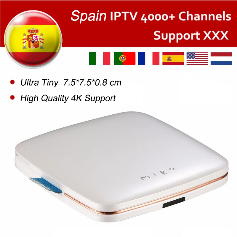 

Spain IPTV MIGO Ipremium Android TV Box With Europe IPTV Arabic Italy UK French German Adult 4800+ Live Channels KO QHDTV