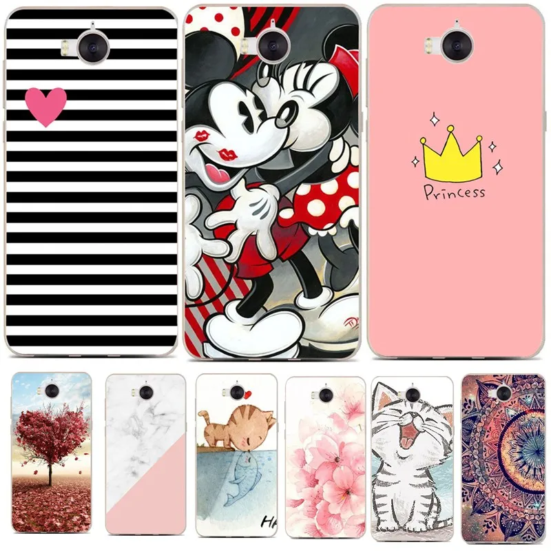 

For Huawei Y5 Y6 2017 Cases Silicon Phone Case For Huawei Y5 III Honor 6 Play Y3 Y5 lite 2017 CRO-U00 CRO-L22 U00 Bags
