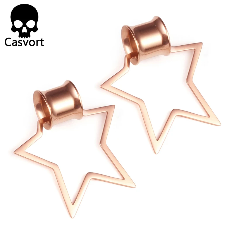 Casvort новые съемные Висячие ушные вкладыши в виде пентаграммы ювелирные изделия