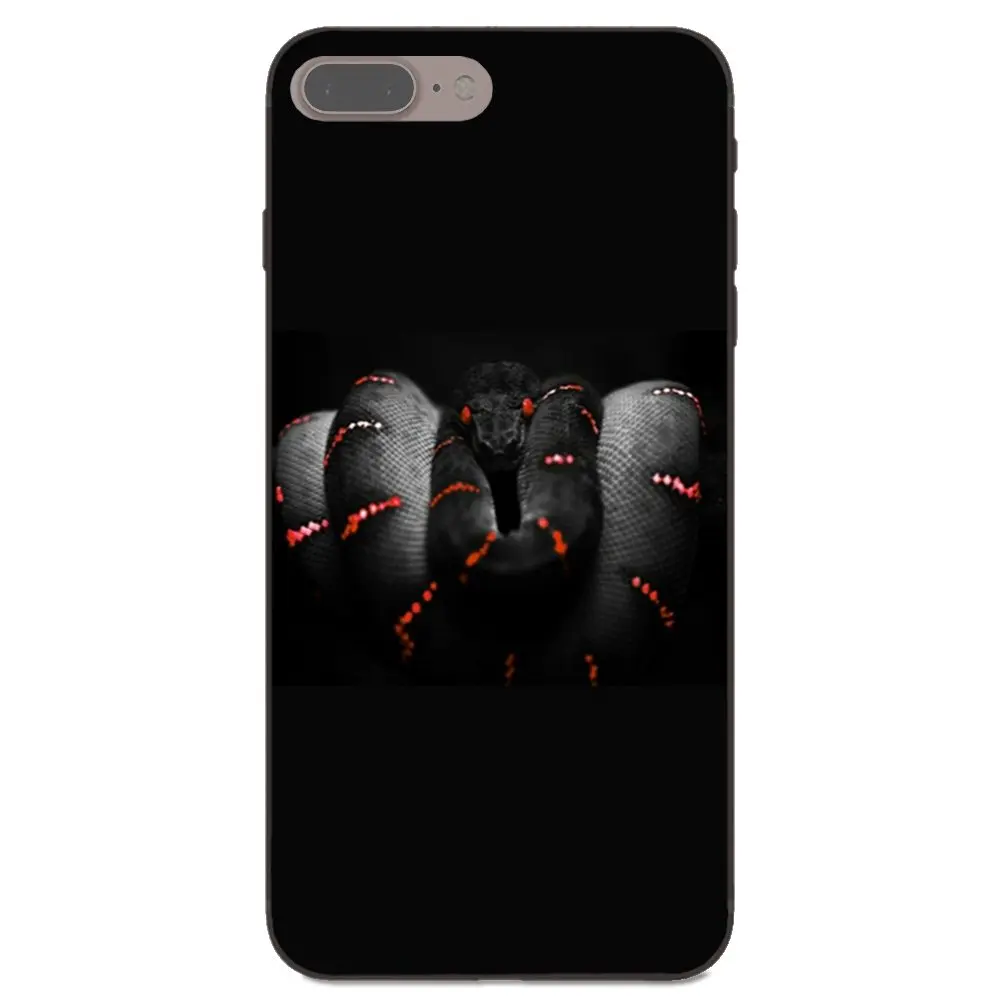 Крутой черный змей Mamba для Huawei Honor 5A 6A 6C 7A 7C 7X 8A 8C 8x 9 10 P8 P9 P10 P20 P30 Mini Lite Plus TPU чехлы
