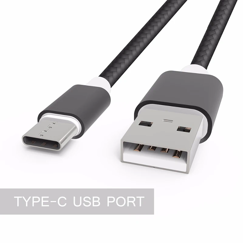 Кабель USB Type C для Samsung S9 S8 кабель быстрой зарядки и передачи данных кабели