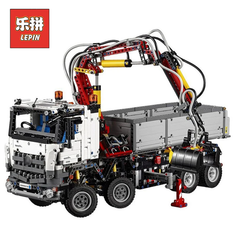 

2019 New 3245Pcs Technic Series Arocs Truck Model Building Kit Blocks Bricks Toy Gift Compatible 42043