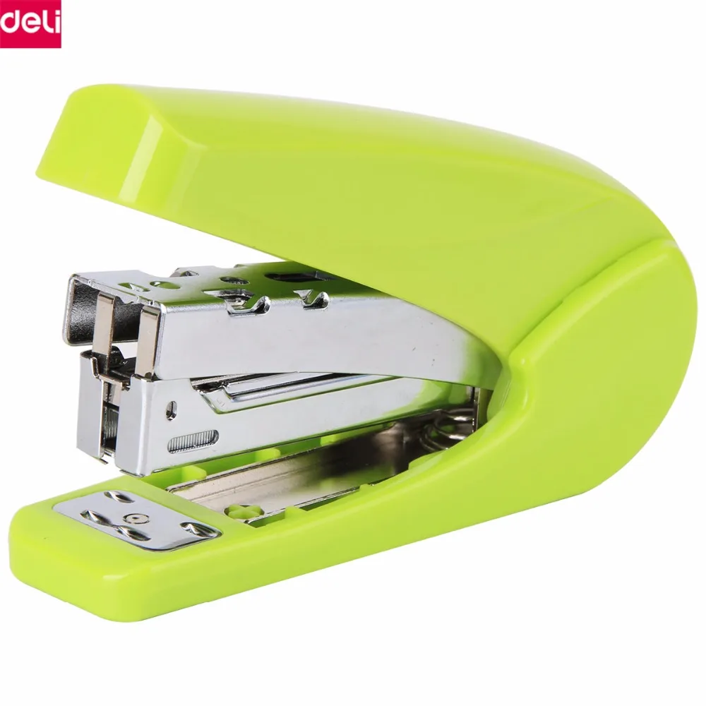 Deli Stationery Mini Stapler Binding Machine Paper Booking Office