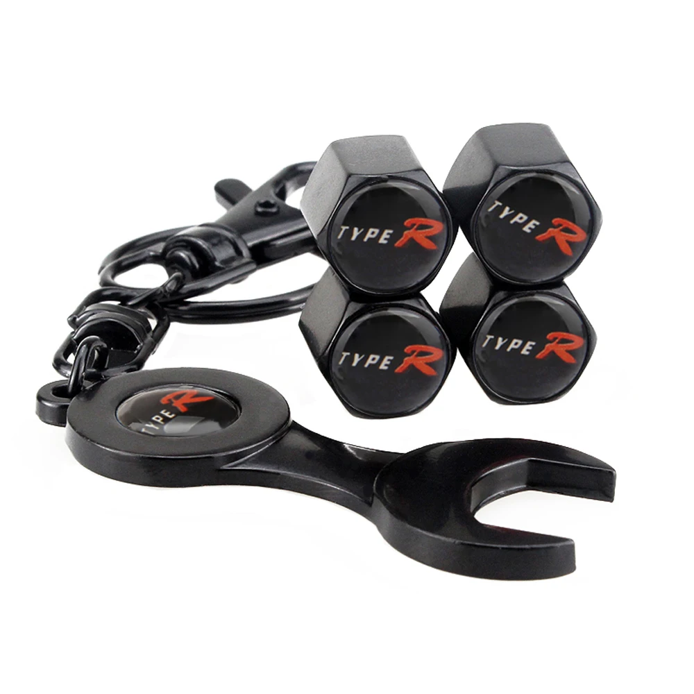 

Car Theftproof Valve Stem Caps for TYPE-R Logo Car Wheel Air Caps Airtight Cover Accessoires for Honda Accord Civic Pilot City