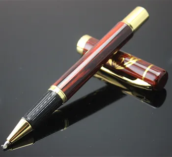 

luxury metal diamond gel pen Writing Office Black Ink Pen Refill school Stationery Supplies Roller ball Pen Gift box