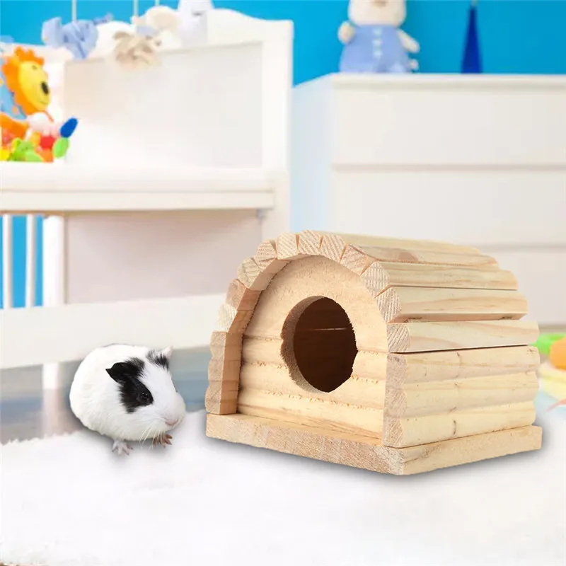 Buy Hamsters House For Pet Wooden Hamster House Toy